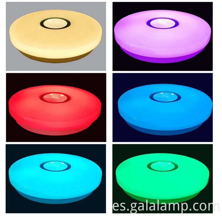 Lámpara de techo LED circular moderna para dormitorio y sala de estar